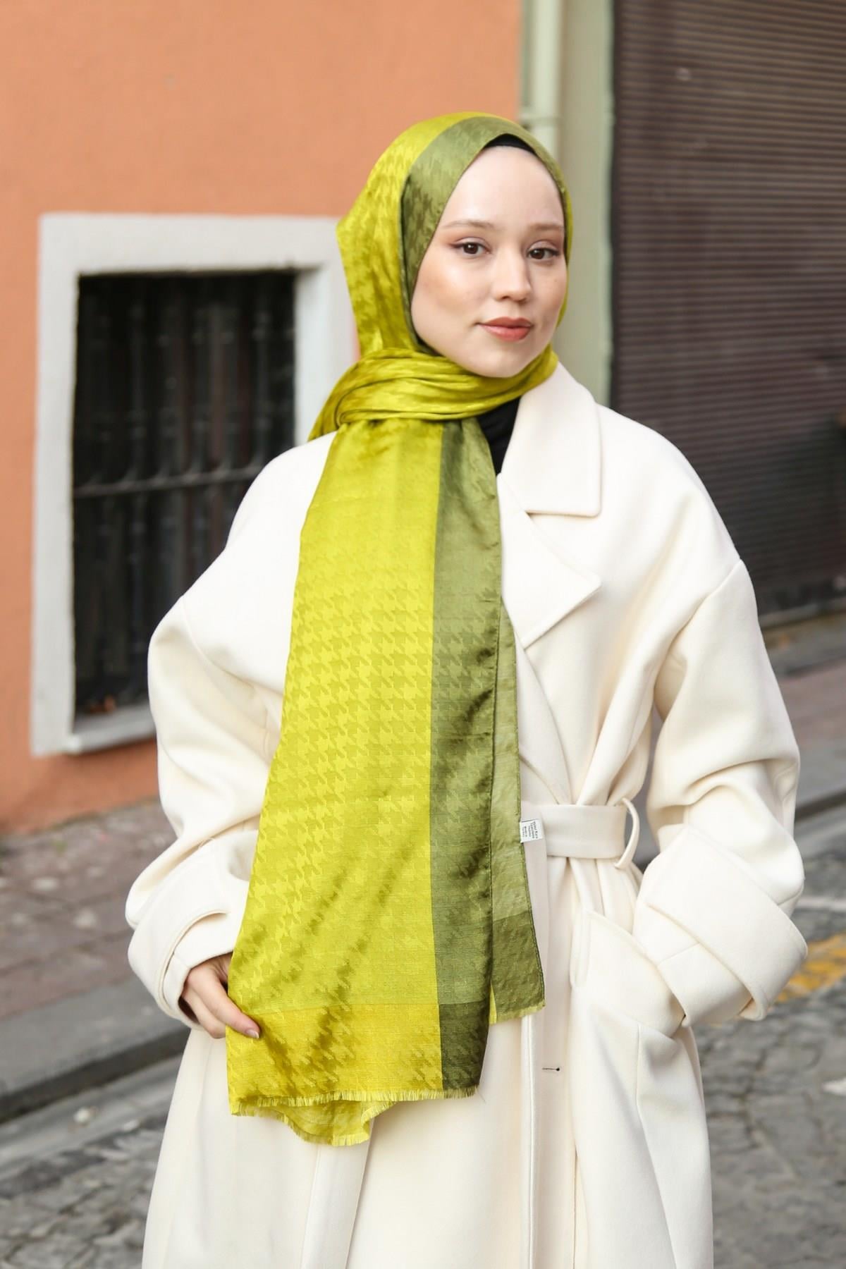 Hint İpek  Monogram Şal MONOV12-13