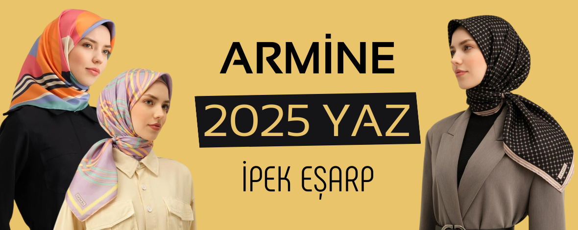 Armine 2025 Yaz İpek Eşarp