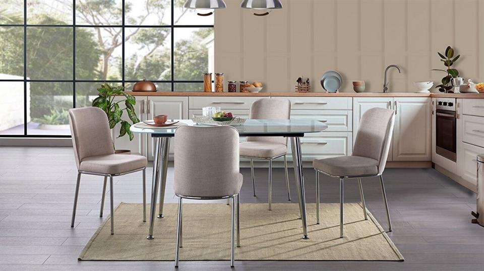 Fest Sandalye 6305 2 li Krem