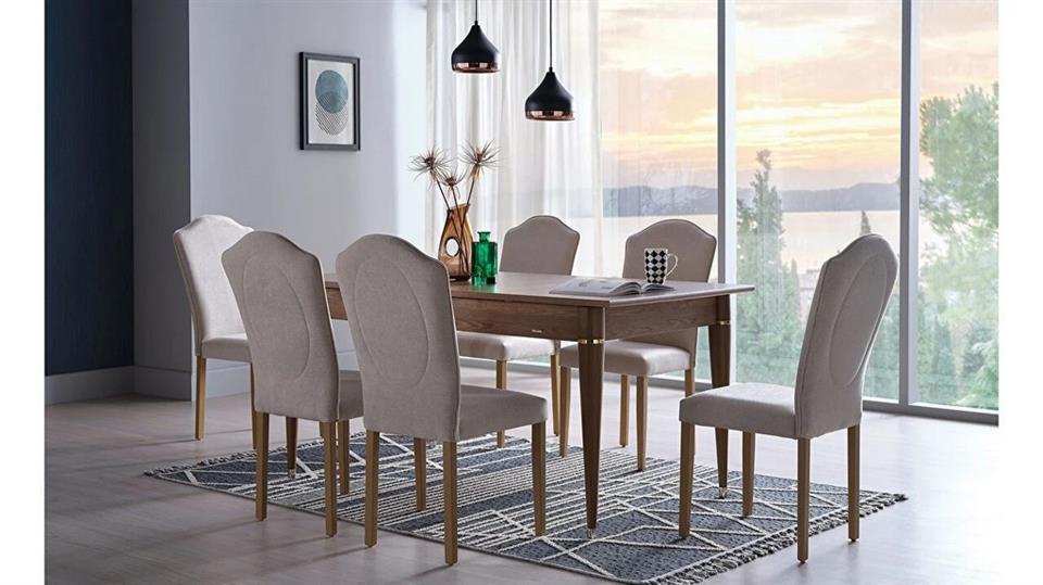 Marsilya Alternatif Açılır Yemek Masası Ceviz