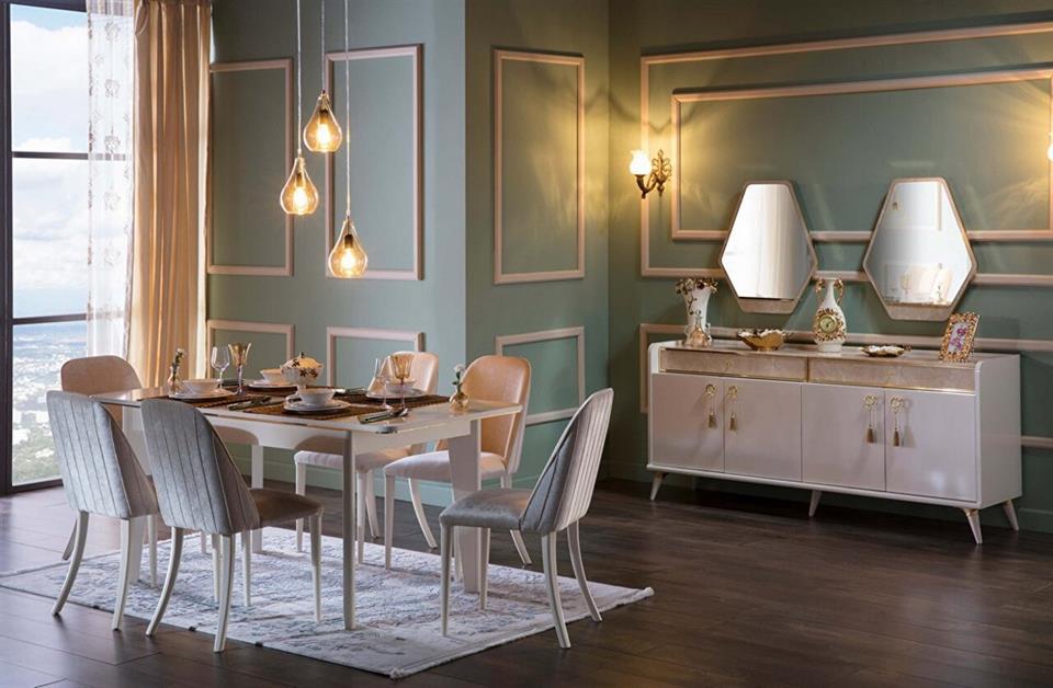 Monreal Sandalye 6099 2 li Fildişi