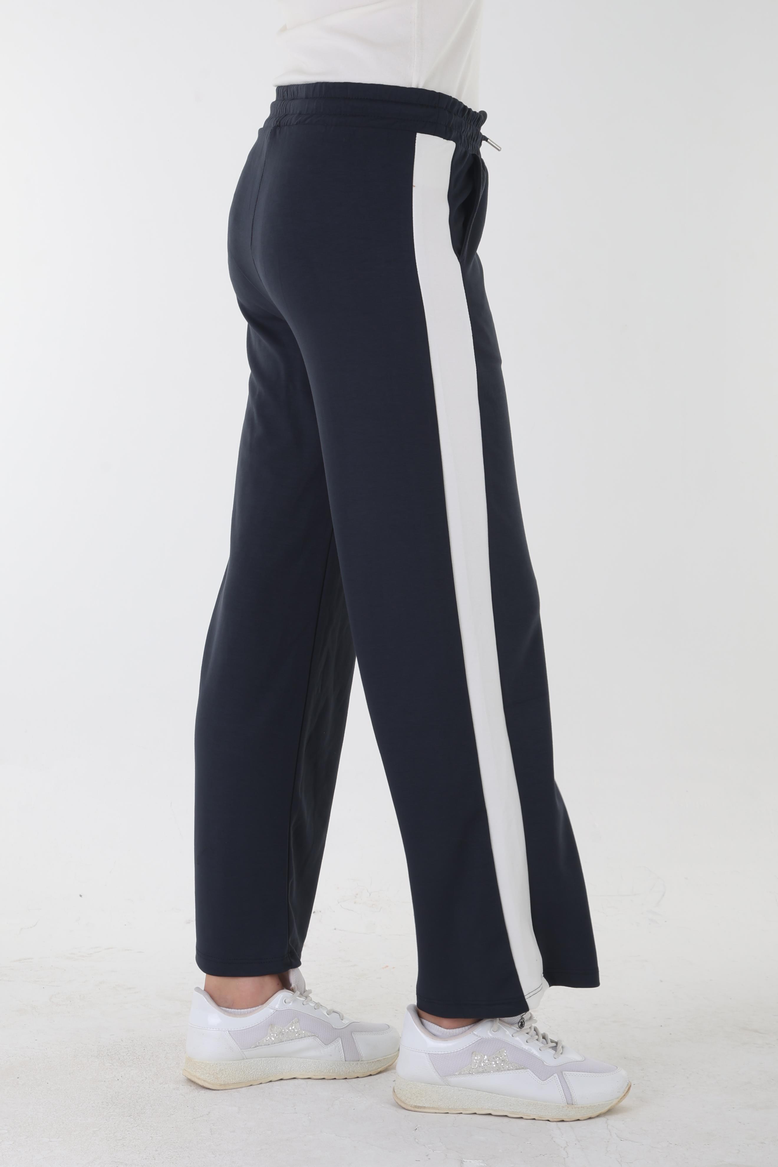 Lc Şeritli Gri Sweatpant