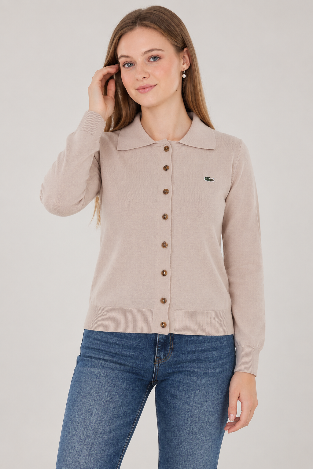 Lc Polo Yaka Bej Hırka