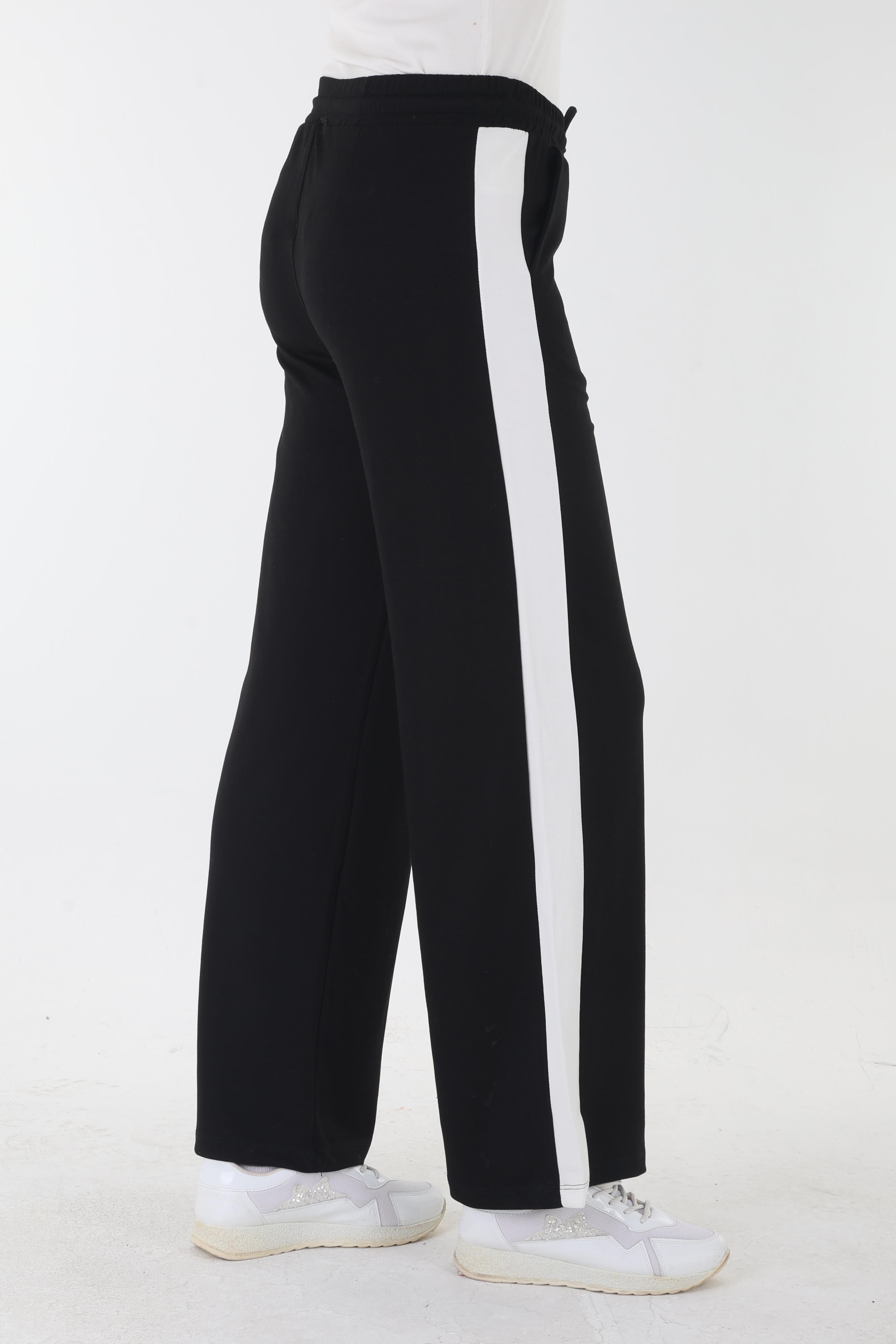 Lc Şeritli Siyah Sweatpant