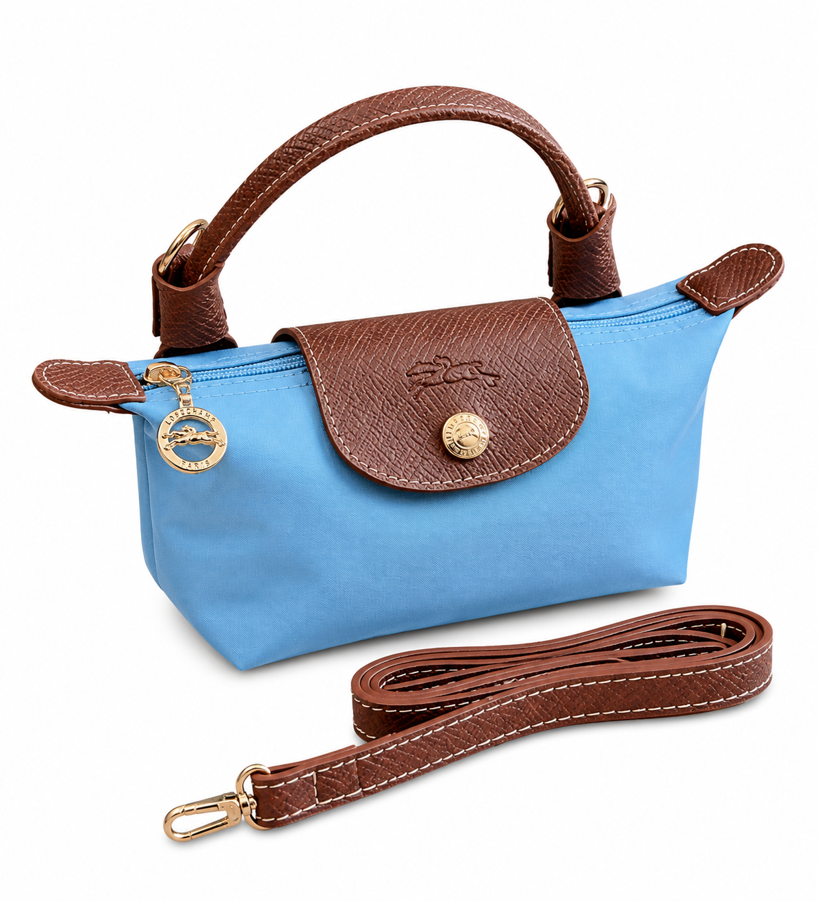 Longchamp Açık Mavi Xs Mini Çanta