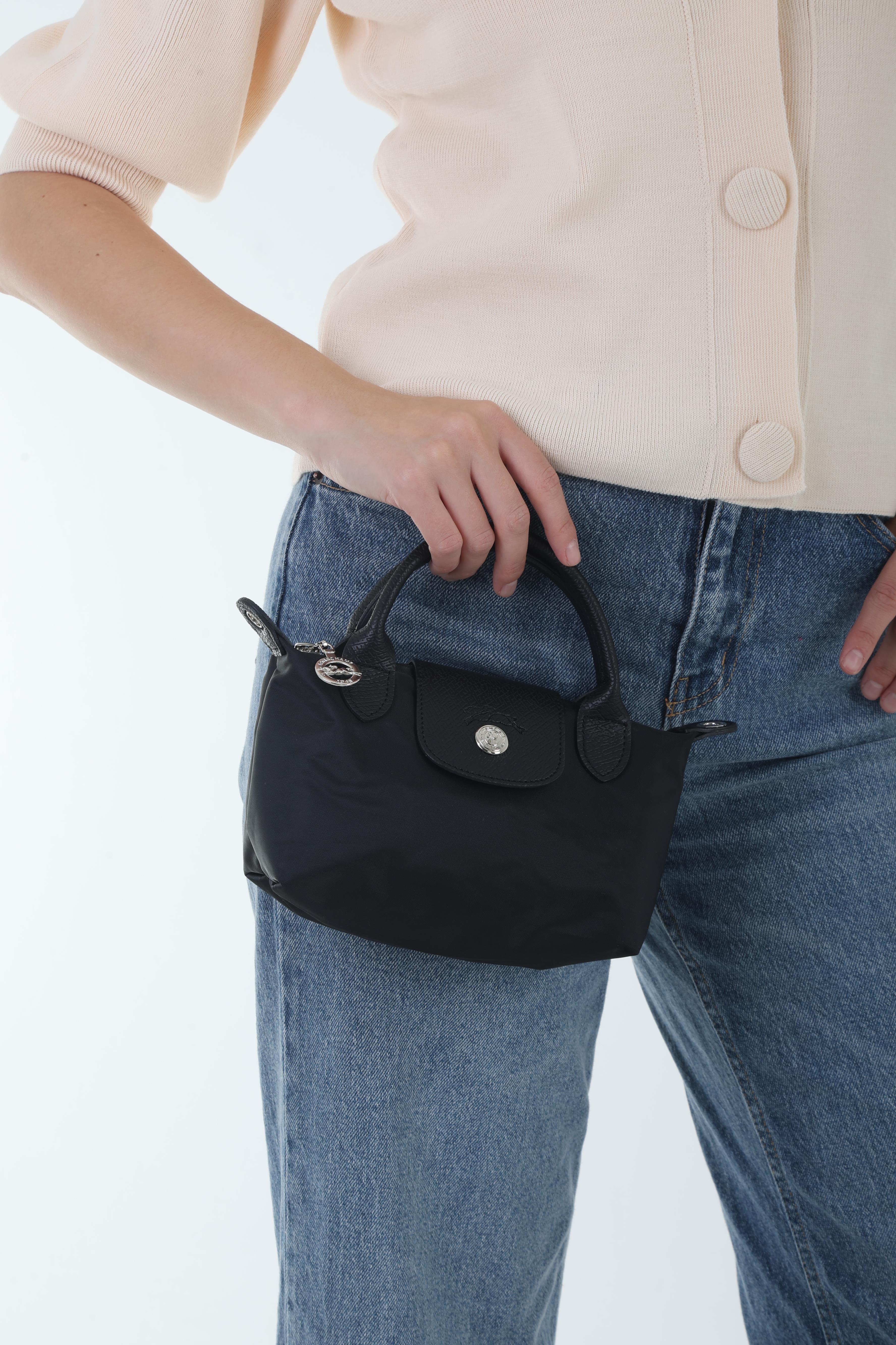Longchamp Siyah Small Boy Tek Renk Çanta