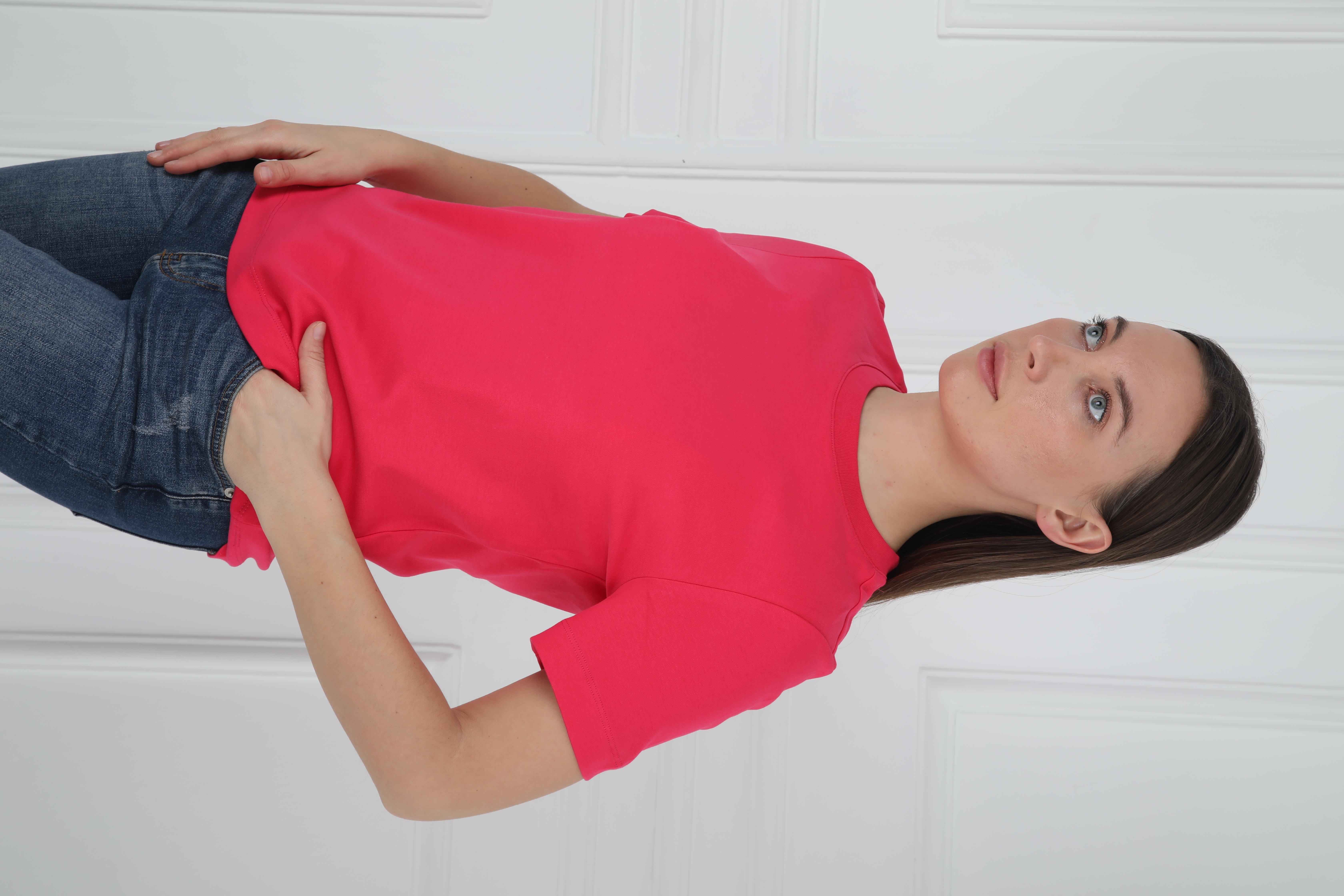 Rsrvd Pembe Basic Tişört