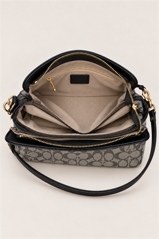 Coac Darc Gri Siyah Monogram