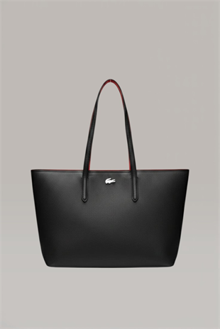 Lc Anna Shoulder Siyah Kırmızı Fermuarlı