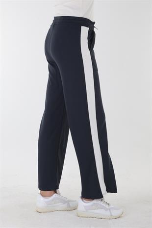 Lc Şeritli Gri Sweatpant