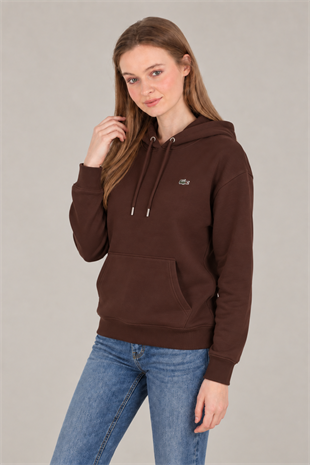 Lc Kapişonlu Modal Acı Kahve Sweatshirt