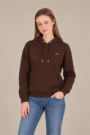 Lc Kapişonlu Modal Acı Kahve Sweatshirt