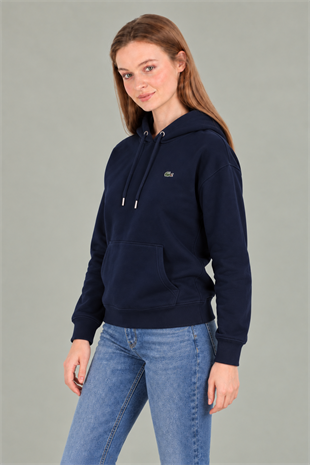 Lc Kapişonlu Modal Lacivert Sweatshirt