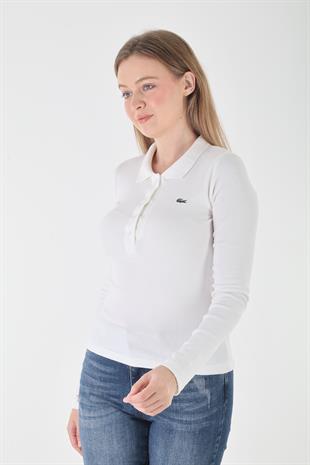 Lc Kaşkorse Polo Yaka Beyaz Tişört