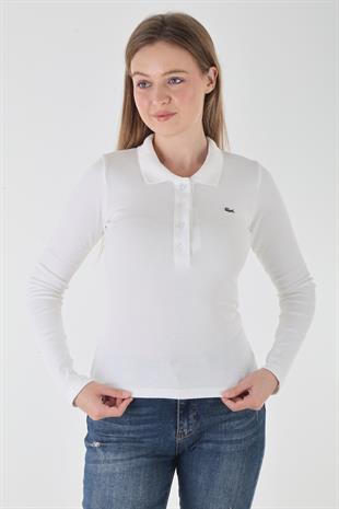 Lc Kaşkorse Polo Yaka Beyaz Tişört