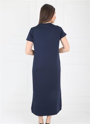 LC Lacivert Elbise