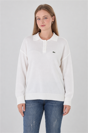 LC Polo Yaka Ekru Triko Kazak