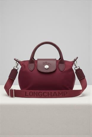 Longchamp Bordo Small Boy Tek Renk Çanta