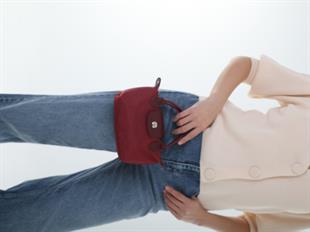 Longchamp Bordo Small Boy Tek Renk Çanta