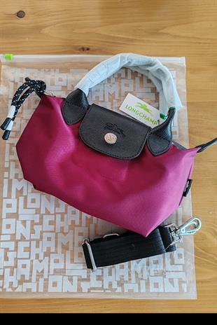 Longchamp Energy XSmall  Bordo Çanta