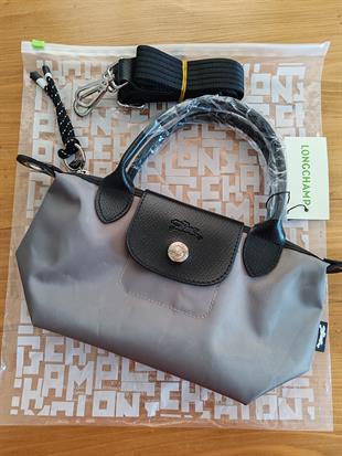 Longchamp Energy XSmall Gri Çanta