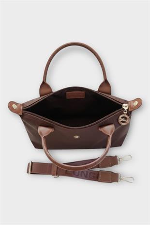 Longchamp Kahve Small Boy Çanta