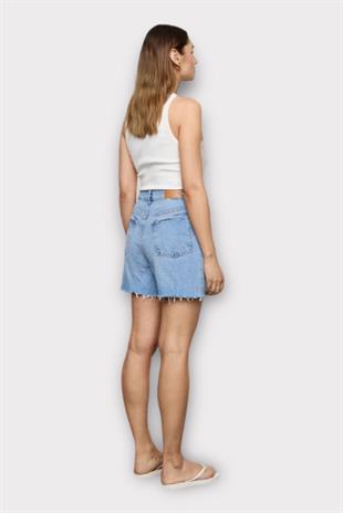 PHL Kot Denim Şort