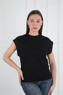 Rsrvd Siyah Kimono Kesim Tişört