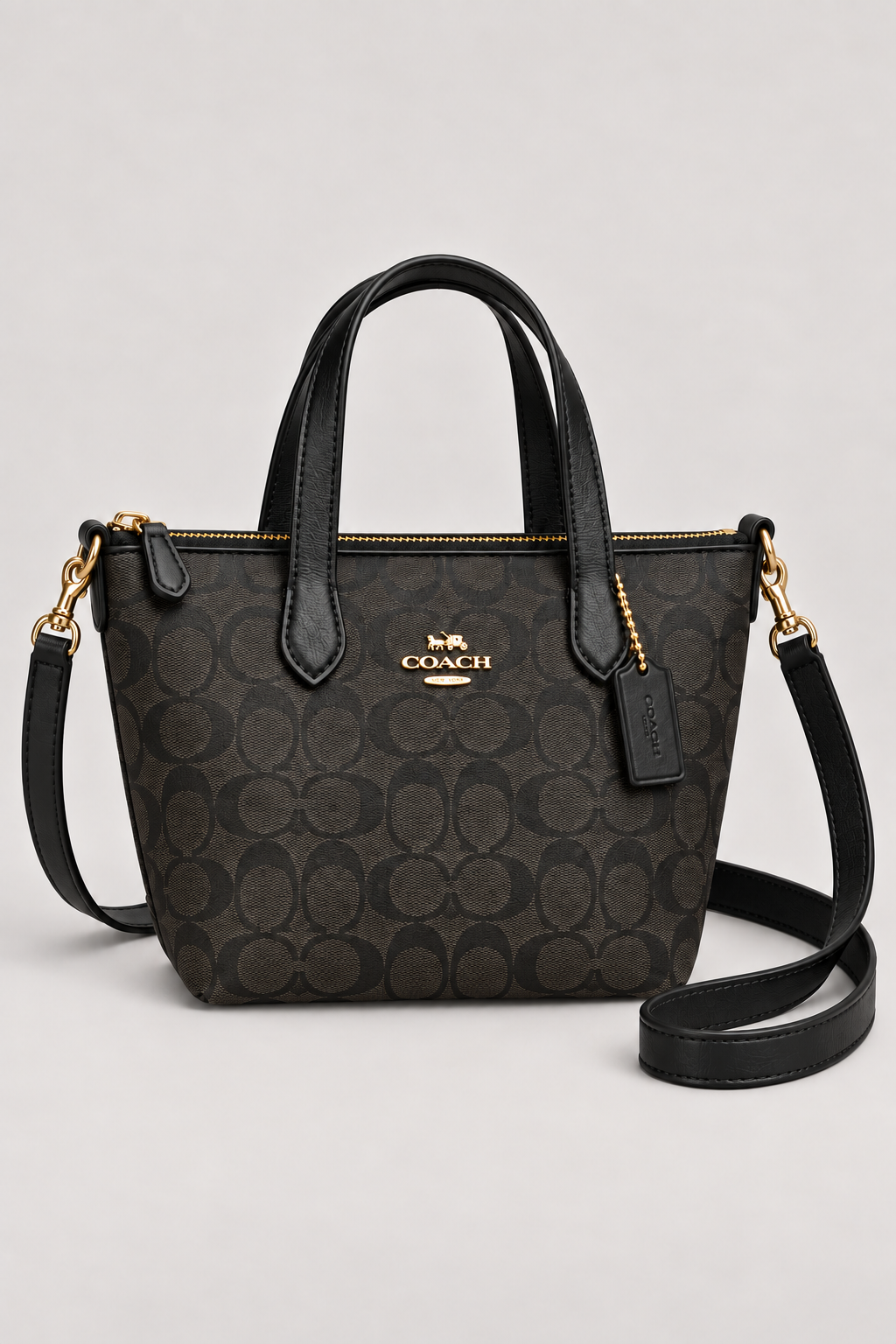 Coac Mini Siyah Monogram