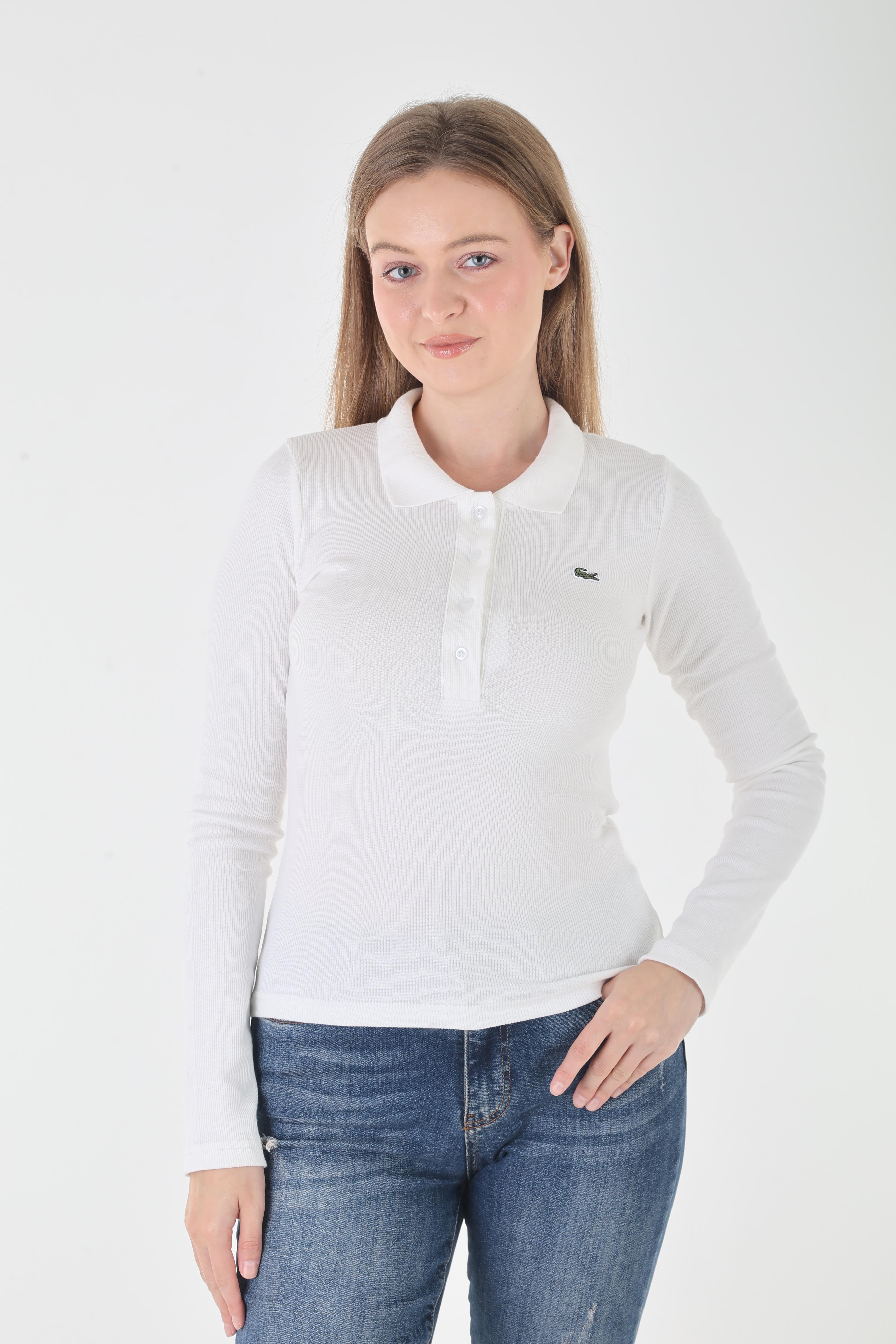 Lc Kaşkorse Polo Yaka Beyaz Tişört
