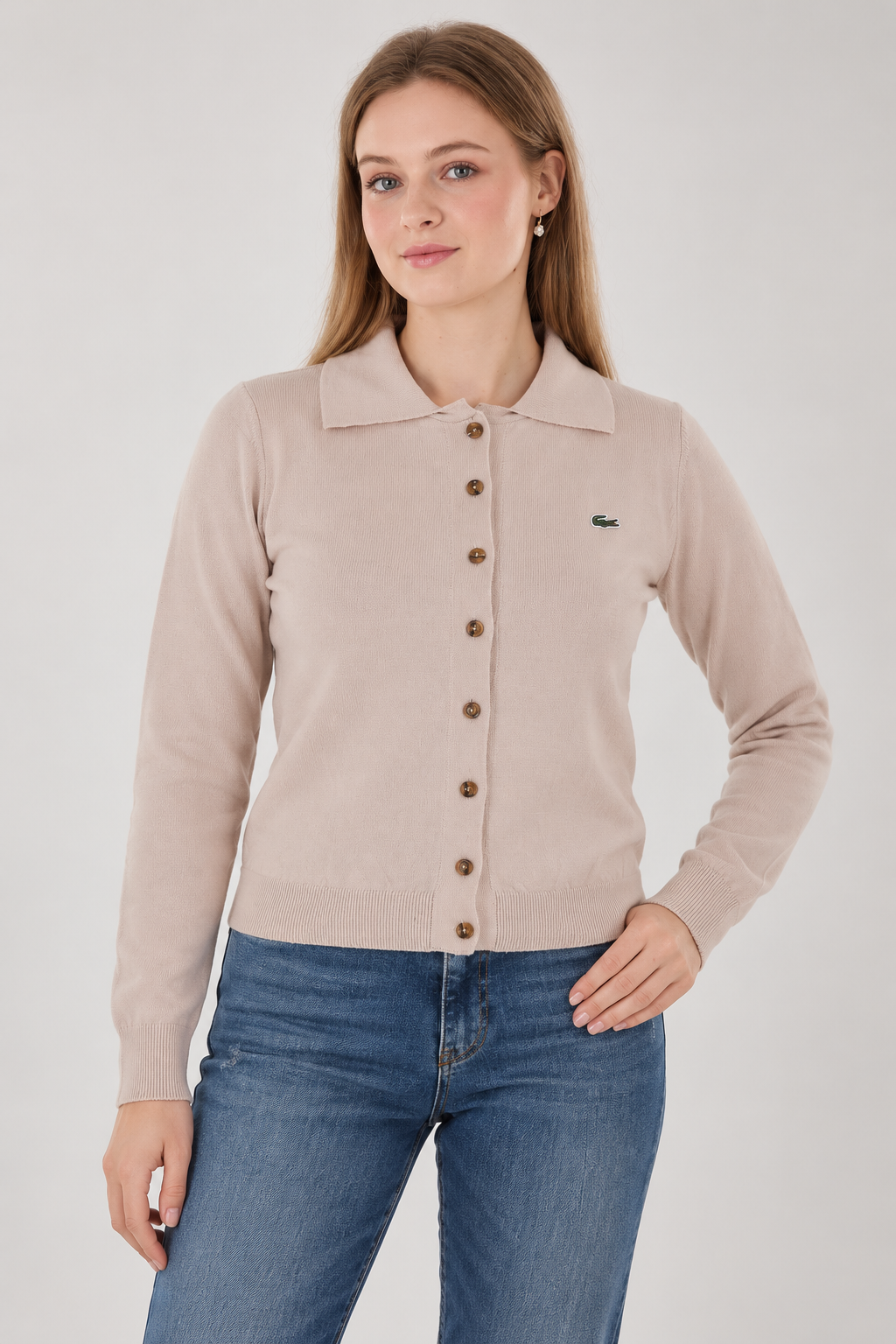 Lc Polo Yaka Bej Hırka