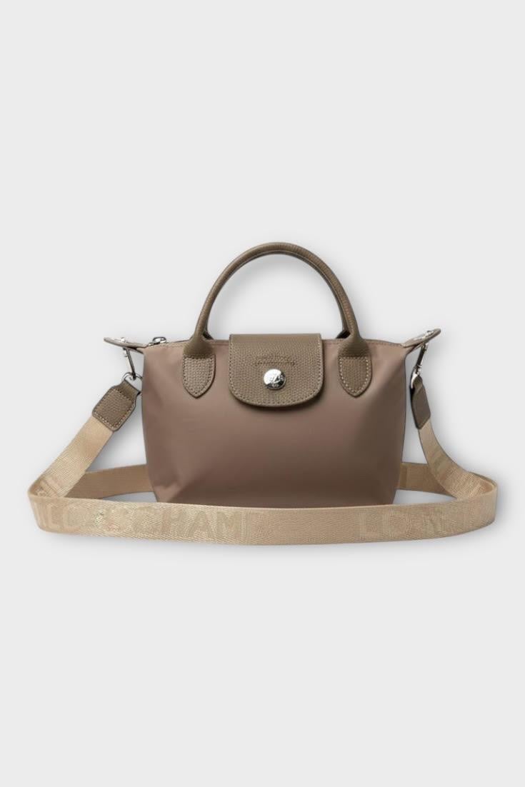 Longchamp Bej Çift Saplı S Çanta