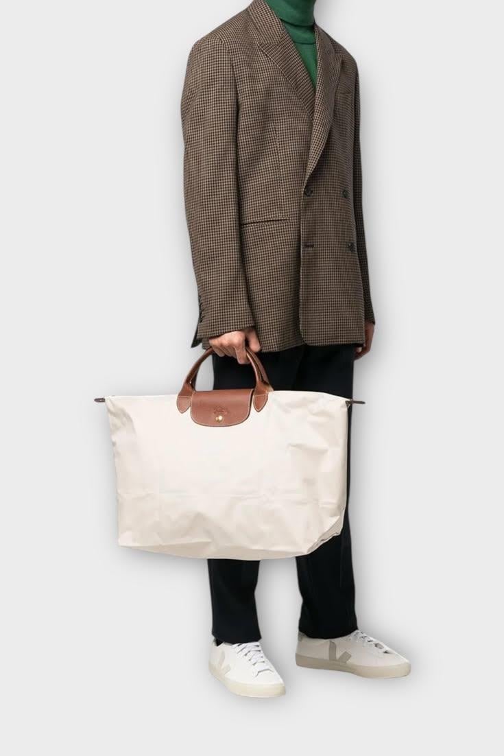 Longchamp Ekru Xl Çanta