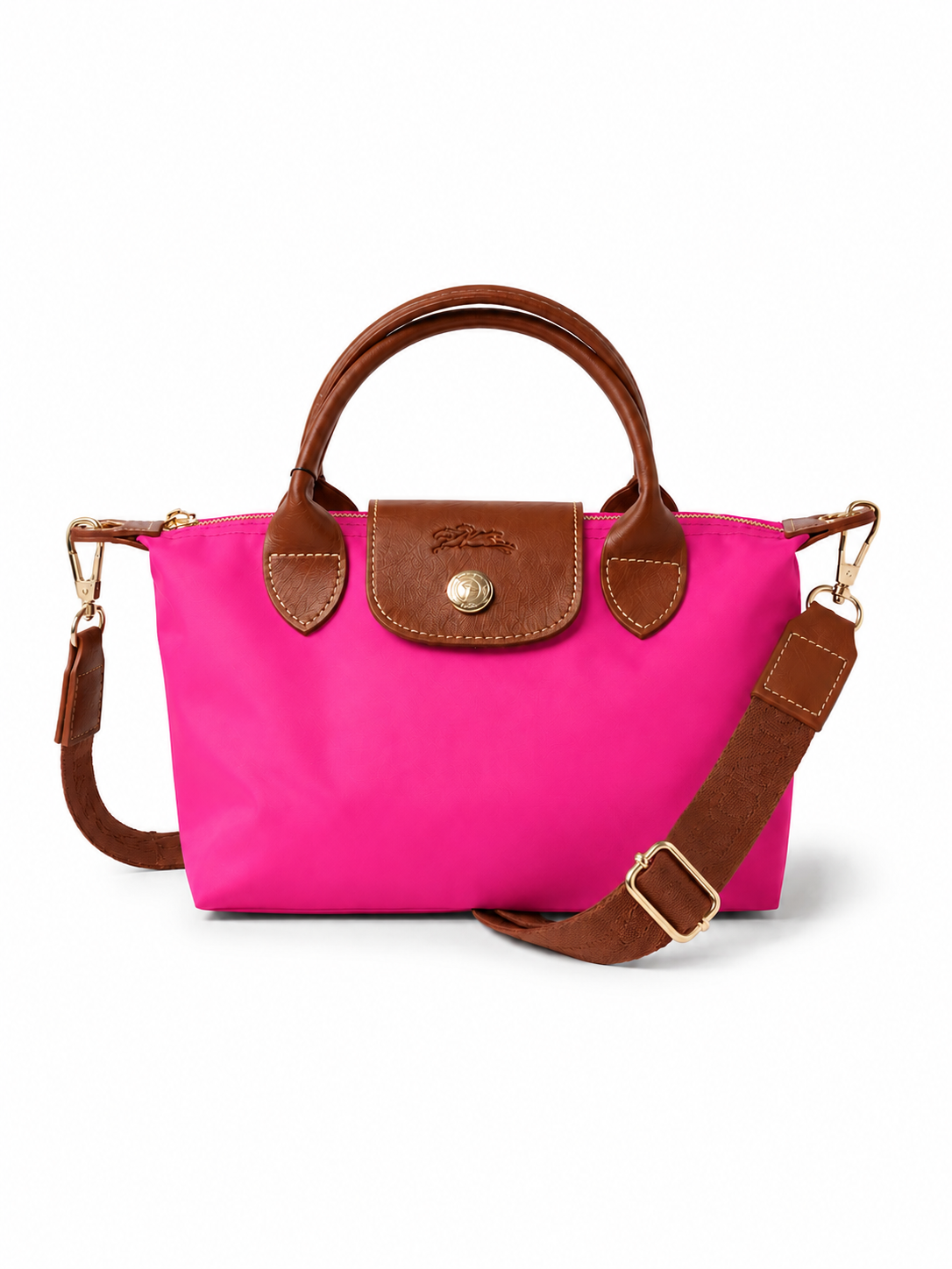 Longchamp Fuşya Small Boy Çanta