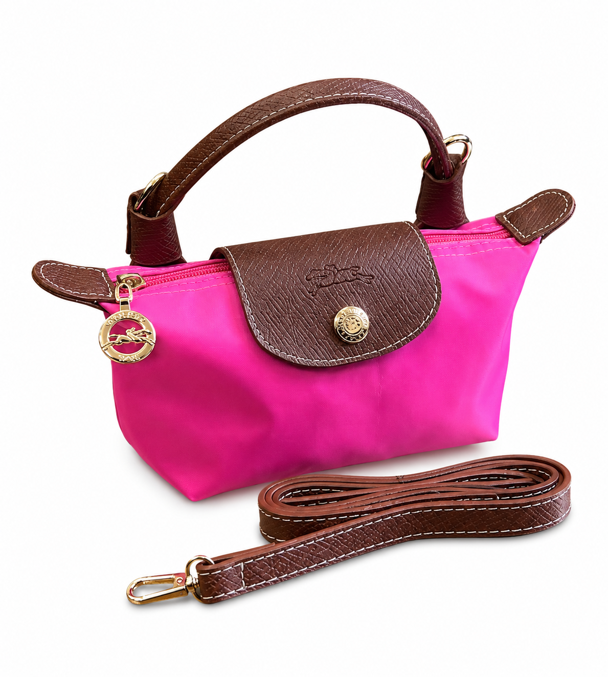 Longchamp Fuşya Xs Mini Çanta