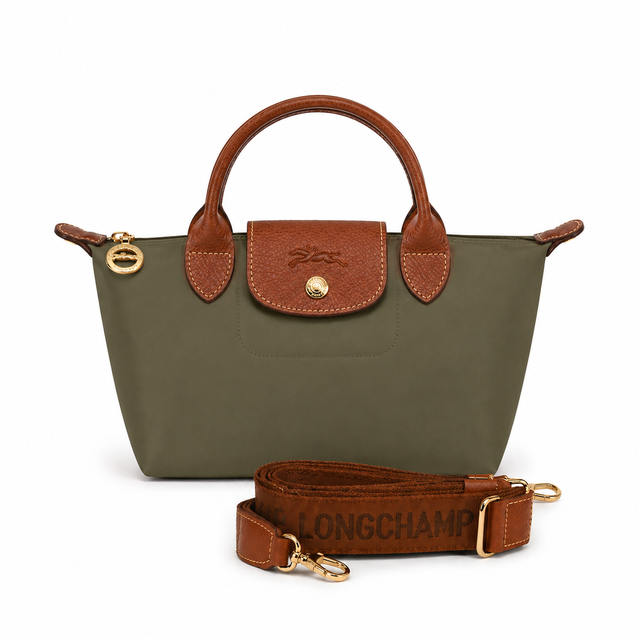 Longchamp Haki Small Boy Çanta