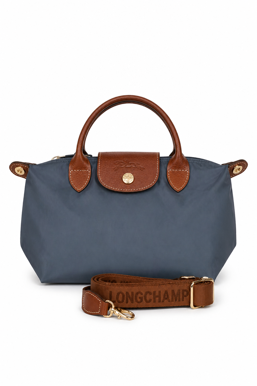 Longchamp Koyu Gri Small Boy Çanta