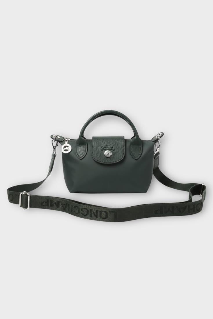 Longchamp Koyu Yeşil Çift Saplı S Çanta