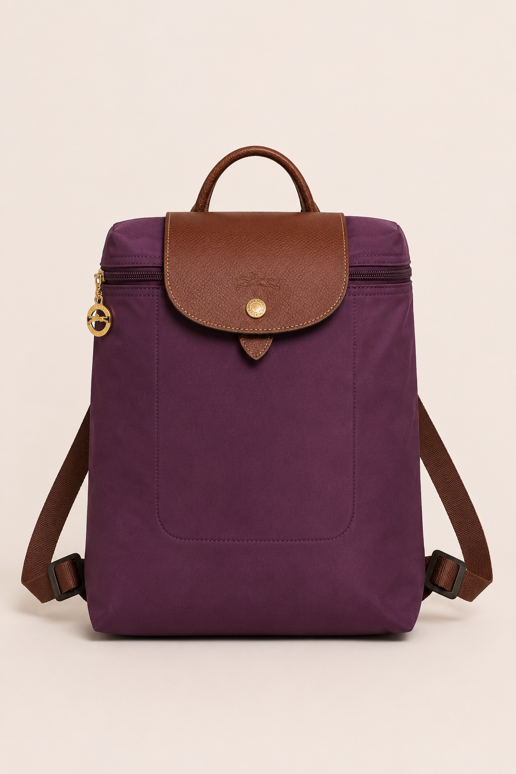 Longchamp Mürdüm Sırt Çantası