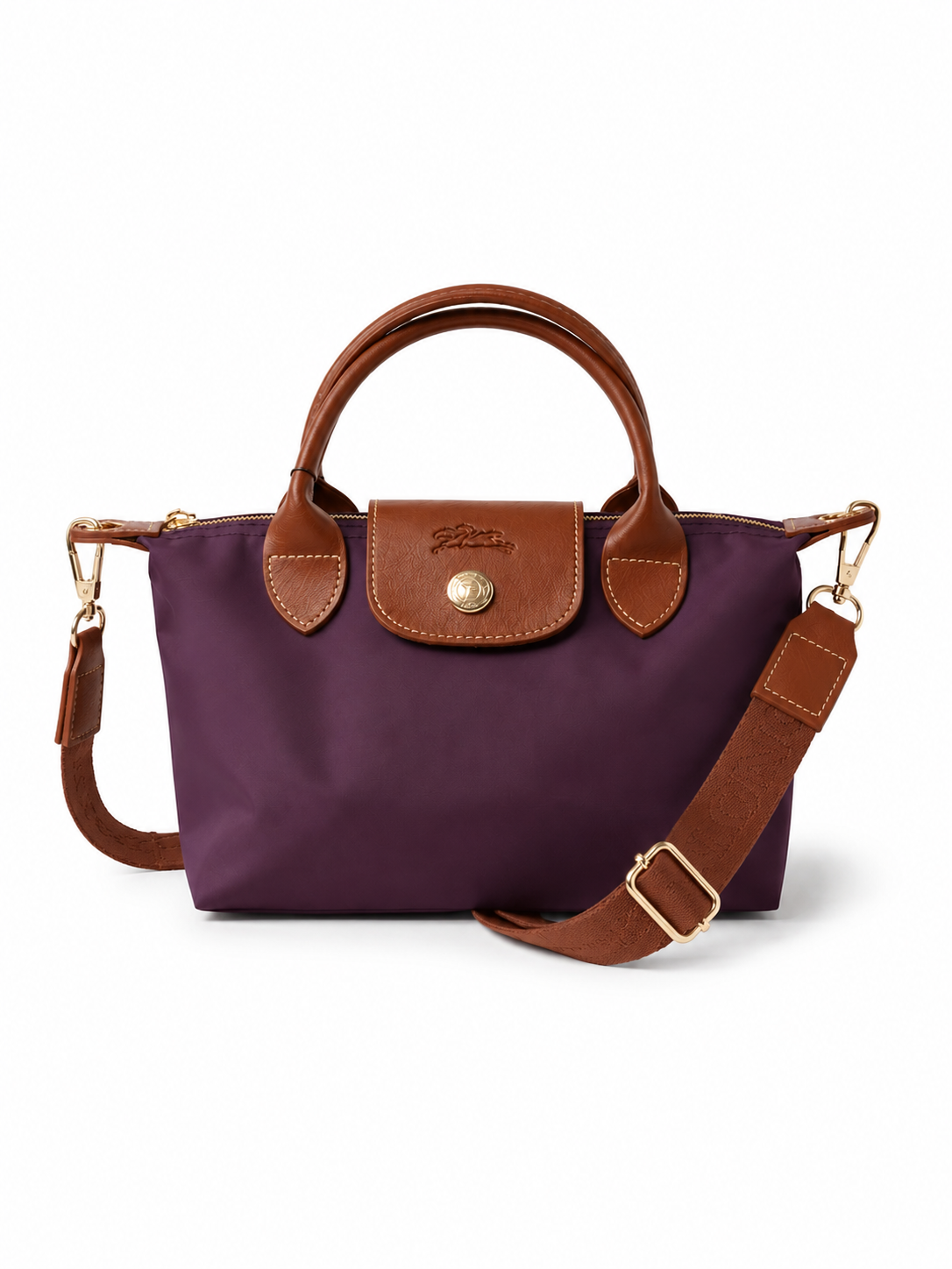 Longchamp Mürdüm Small Boy Çanta