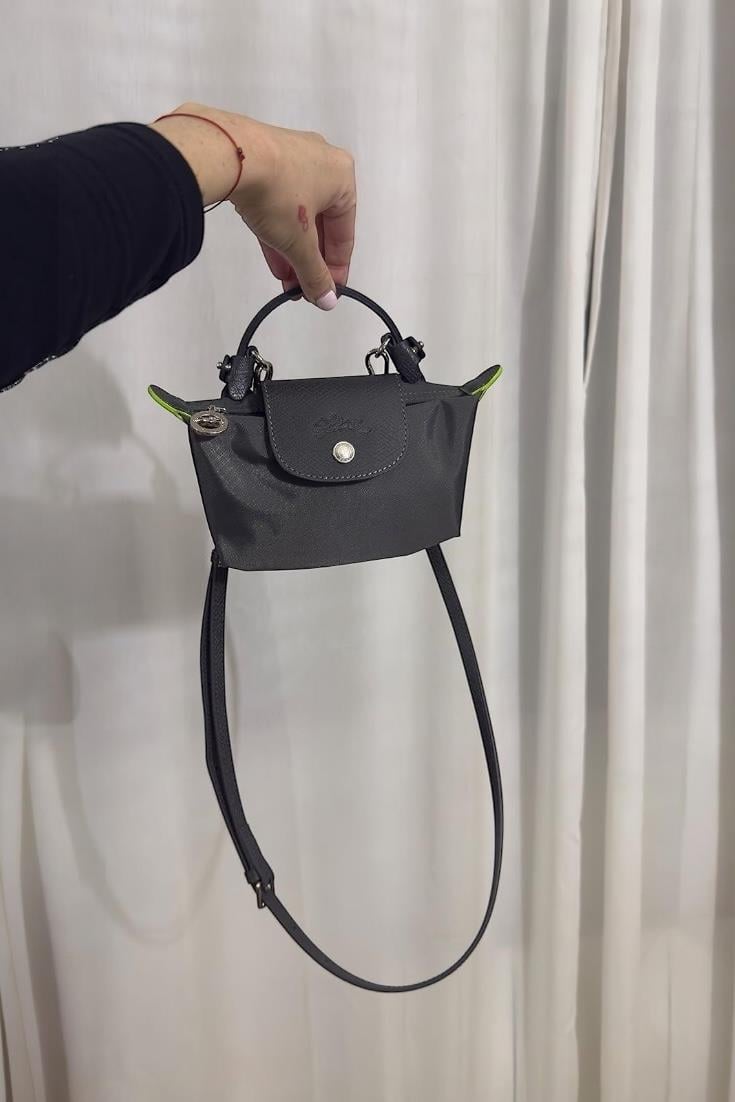 Longchamp Siyah Xs Tek Saplı Çanta