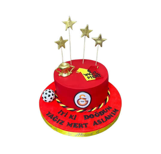 Kırmızı Galatasaray Pastası