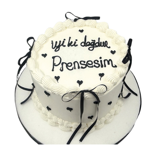 Prenses Yazılı Pasta