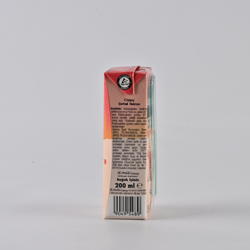 Şeftalili Meyve Suyu Kutu 200 Ml