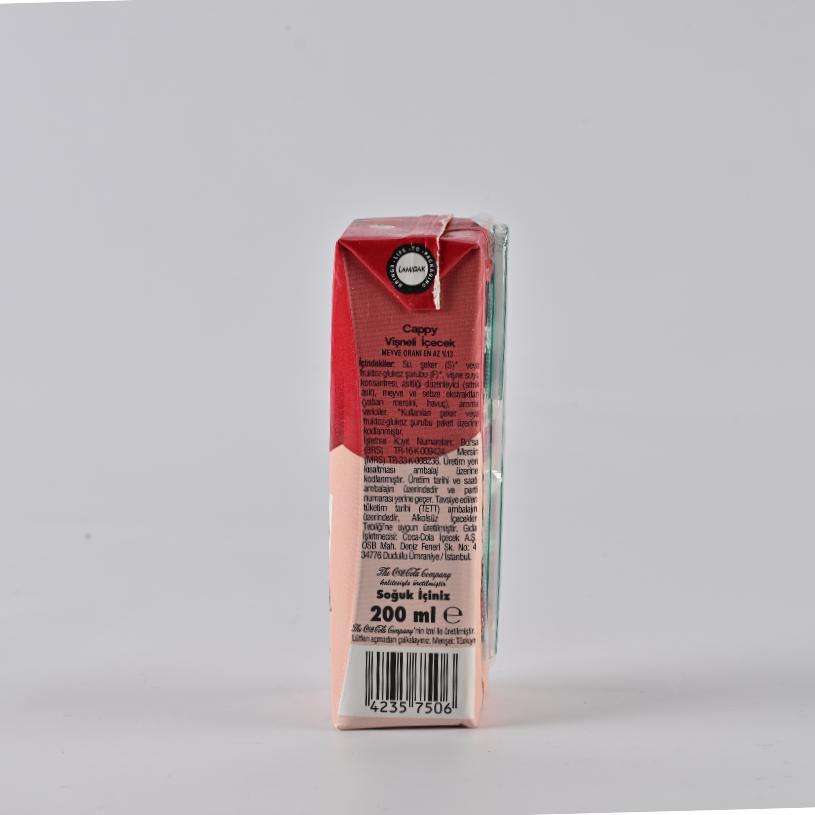 Vişneli Meyve Suyu Kutu 200 Ml