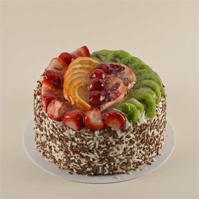 Karışık Meyveli Yaş Pasta