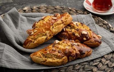 Portakallı Bademli Kurabiye