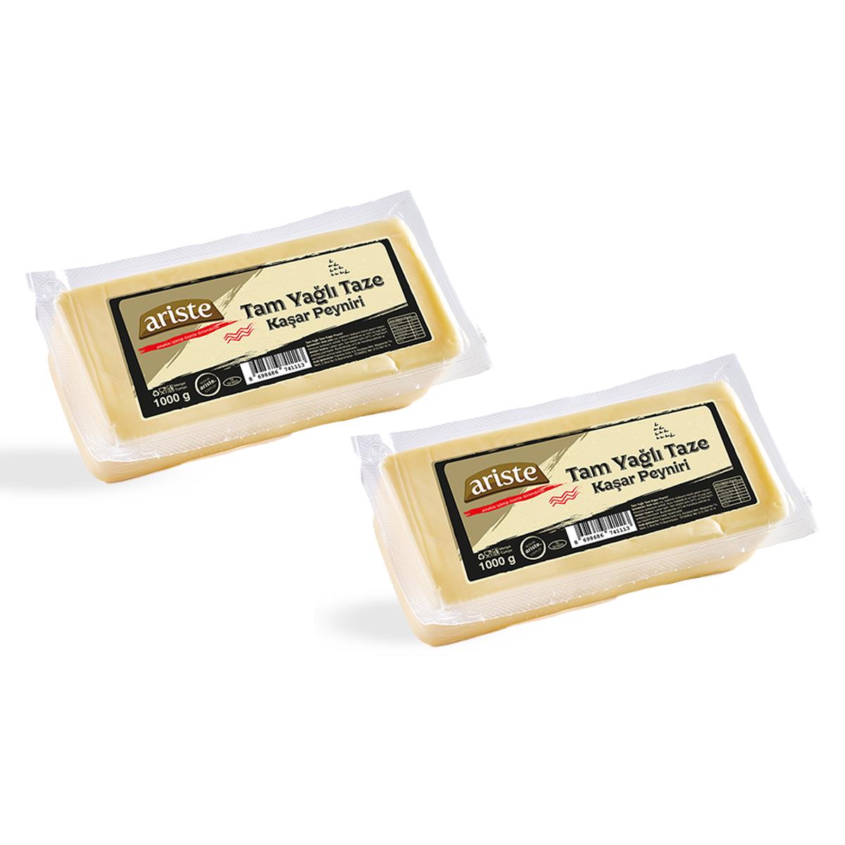 2'Lİ TAZE KAŞAR PEYNİRİ 2000 GR
