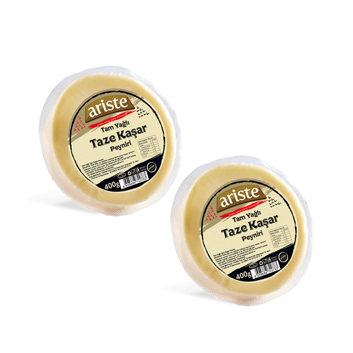 2'Lİ TAZE KAŞAR PEYNİRİ 800 GR