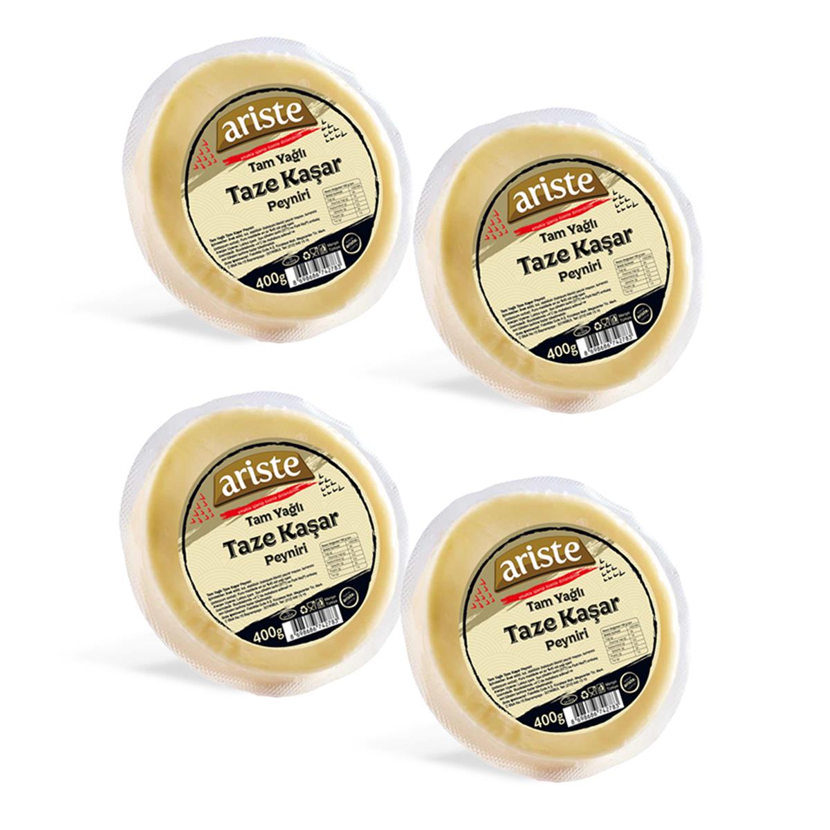 4'LÜ TAZE KAŞAR PEYNİRİ 1600 GR